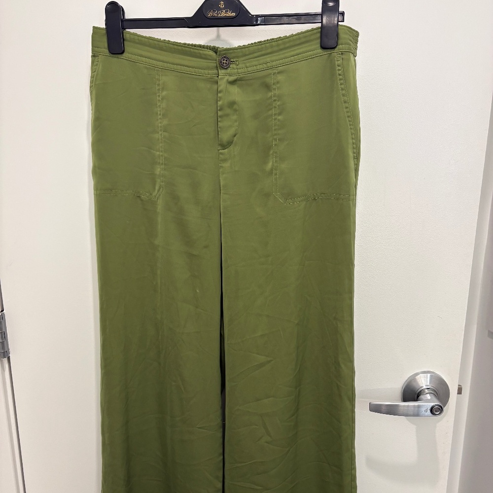 Ralph Lauren Green Wide Leg Pants